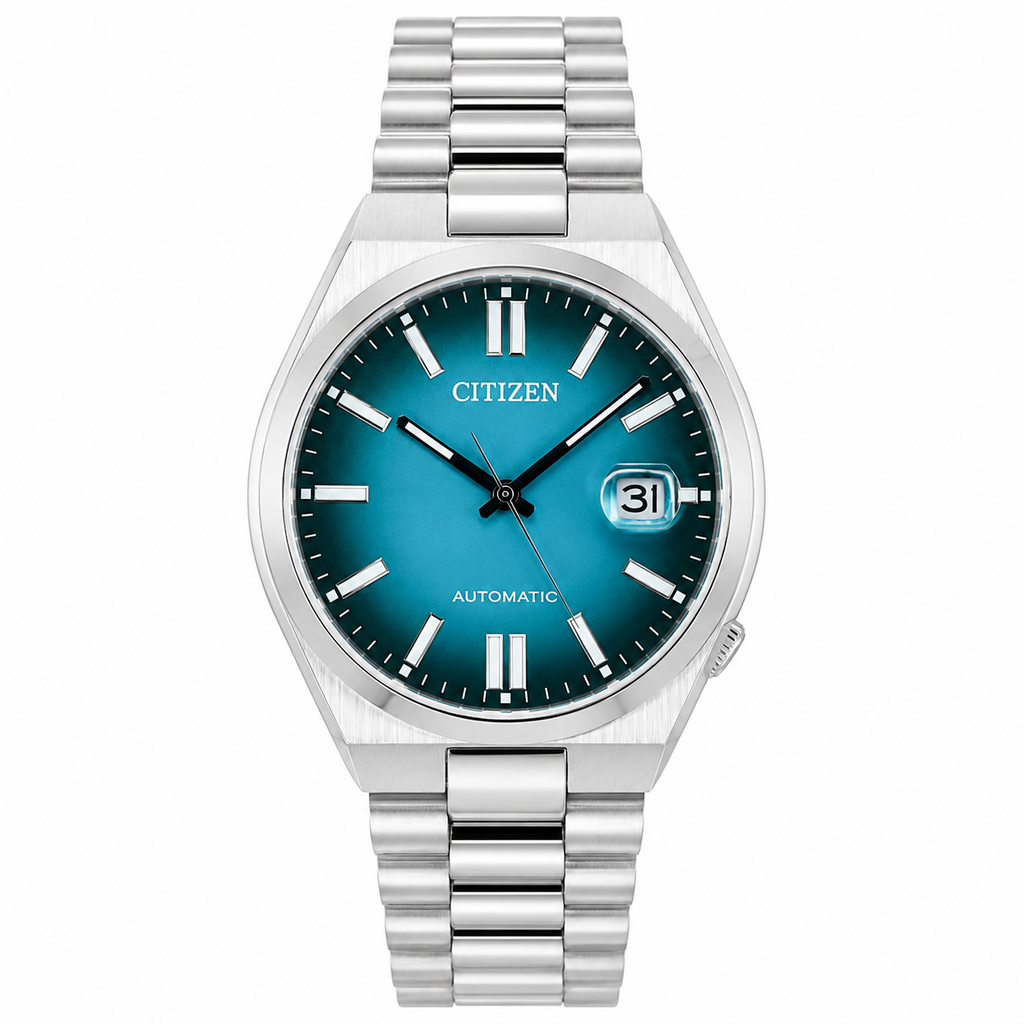 Citizen Tsuyosa Stainless Steel Turquoise Dial Automatic NJ0151-88X Men's Watch
