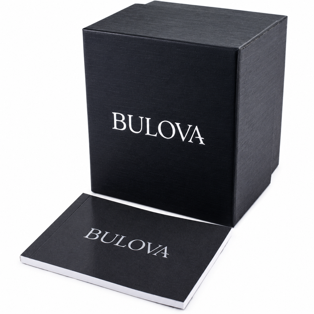 Bulova Marine Star Diamond Accents Stainless Steel Blue Mother Of Pearl Dial Quartz 96P248 100 Women's Watch